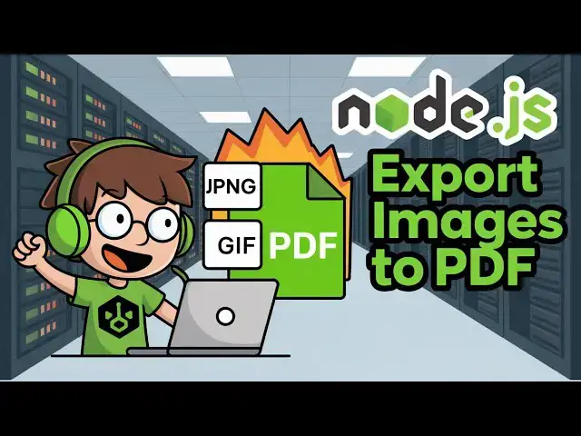 'Video thumbnail for Node.js PDF-LIB Tutorial to Export All Images in Folder to PDF Document Using Sharp Library'