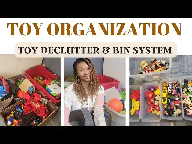 'Video thumbnail for Toy Declutter: How to Organize Toys!'
