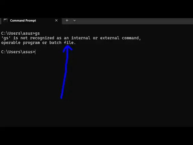 'Video thumbnail for How to fix ghostscript is not recognized as an internal and external Command Error in Terminal'