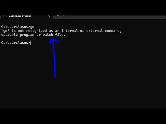 'Video thumbnail for How to fix gm (GraphicsMagick) is not recognized as an internal and external Command Error in CMD'