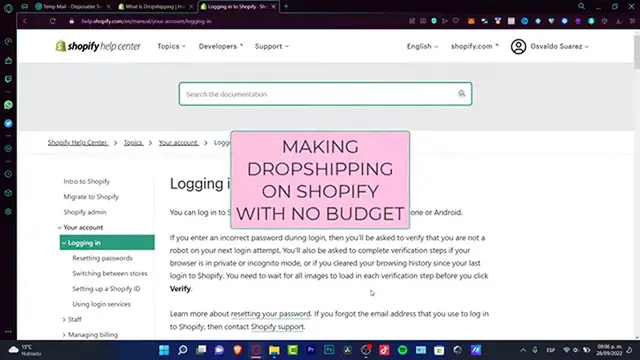 'Video thumbnail for How To Start Dropshipping On Shopify Without Money (The Best Ways)'