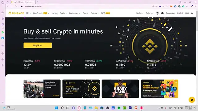 'Video thumbnail for How to Use BINANCE in 2024 💲 Tutorial Binance.com in English   BASIC GUIDE PC Computer'