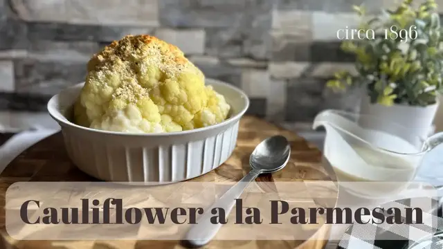 'Video thumbnail for Whole Cauliflower a la Parmesan'