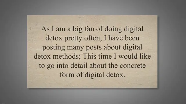 'Video thumbnail for Digital detox app? Using an app is a complete mistake for digital detox'