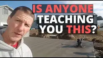 'Video thumbnail for When To Start Finishing Concrete | What Finishers Know, That You Don't!'