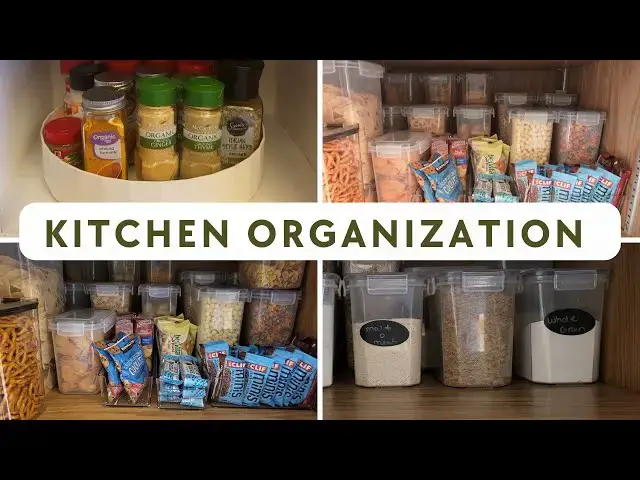 'Video thumbnail for Kitchen Pantry Organization 2023: Organize, Declutter & Clean With Me'