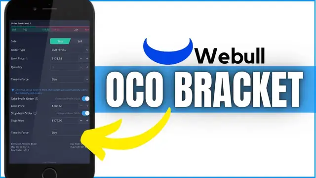 'Video thumbnail for How to Set Stop Loss and Take Profit on Webull Mobile App | OCO Bracket Order'
