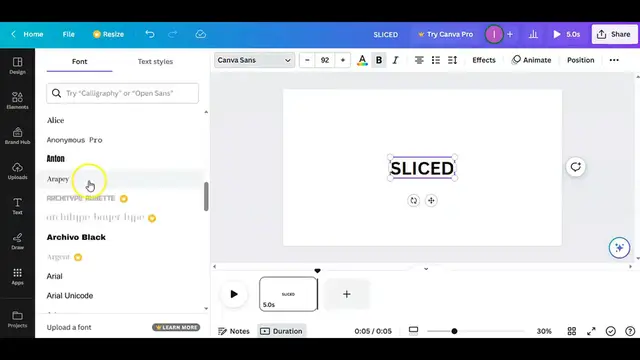 'Video thumbnail for How to create sliced text effects  on canva lCanva Tutorial Leasy canva'