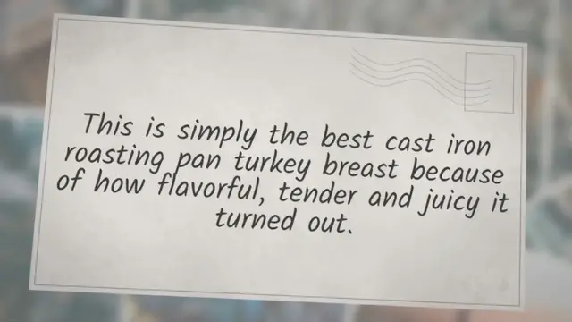 'Video thumbnail for Best Cast Iron Roasting Pan Turkey Breast Recipe'