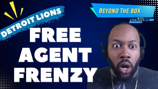 'Video thumbnail for Free Agency Frenzy: Detroit Lions Secure Key Players, Ramsey Trade Shakes Up NFL Landscape'