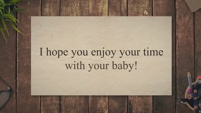 'Video thumbnail for What to Write to Someone Going on Maternity Leave'
