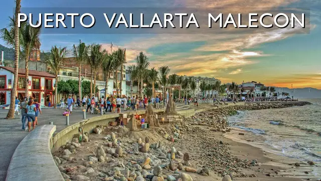 'Video thumbnail for Puerto Vallarta Malecon / Malecón de Puerto Vallarta'