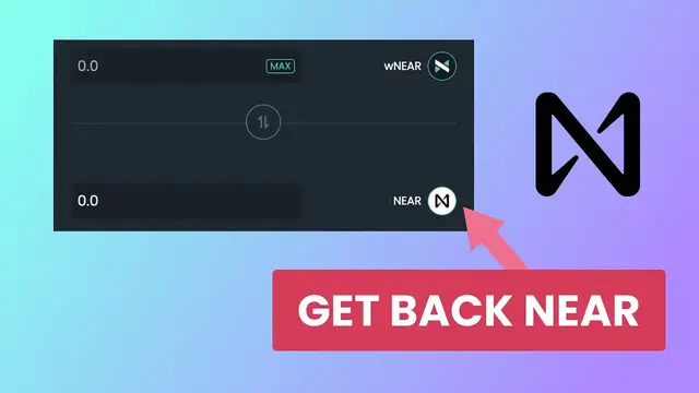 'Video thumbnail for Unwrap Your wNEAR Back To NEAR Tokens (QUICK Method)'