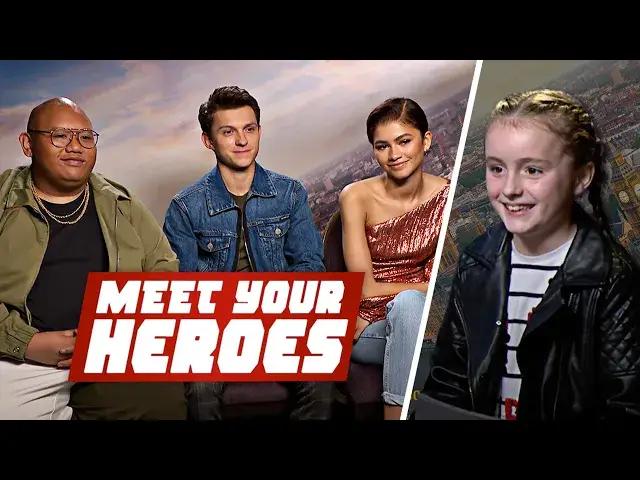 'Video thumbnail for Zendaya Ghosted Tom Holland 😱🤣 Tom Holland, Zendaya & Jacob Interviewed By 8 Year Old Fan!'