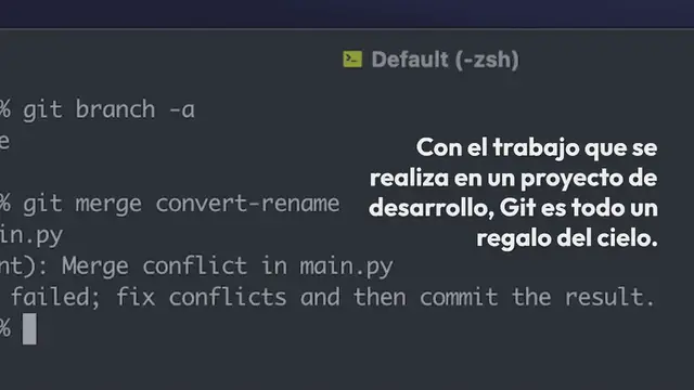 'Video thumbnail for Cómo Ejecutar Tareas Complejas de Fusión (Merge) en Git'