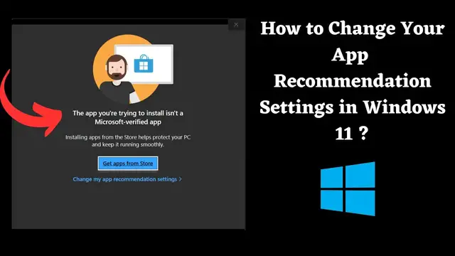 'Video thumbnail for How to change app recommendation settings in windows 11 ?'