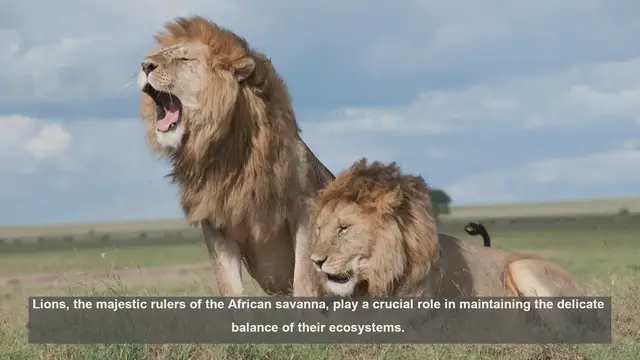 'Video thumbnail for 10 Ways Lions Boost Biodiversity in African Ecosystems'