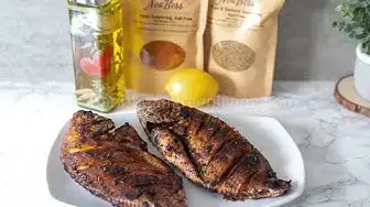 'Video thumbnail for Air Fryer Tilapia  - How to cook a whole fish in your air fryer'
