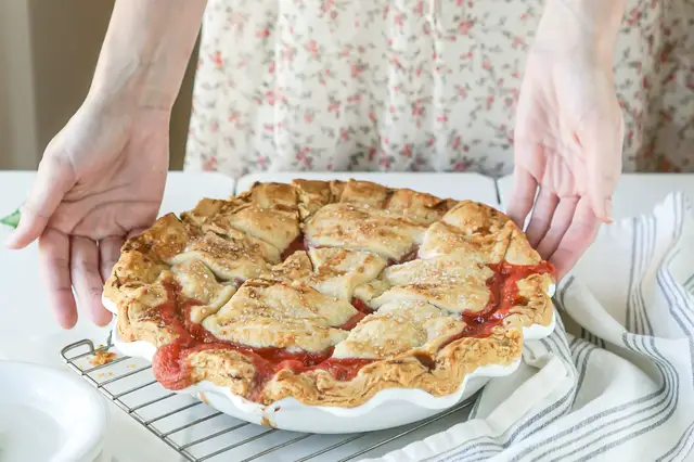 'Video thumbnail for Strawberry Rhubarb Pie'