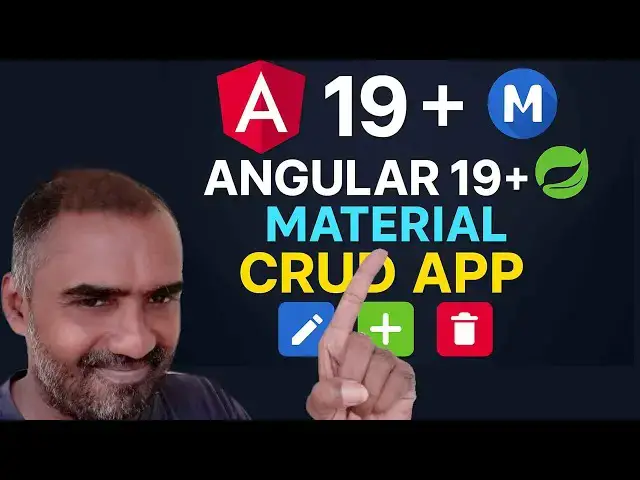 'Video thumbnail for Angular 19 Material CRUD | Full Project with Source Code'