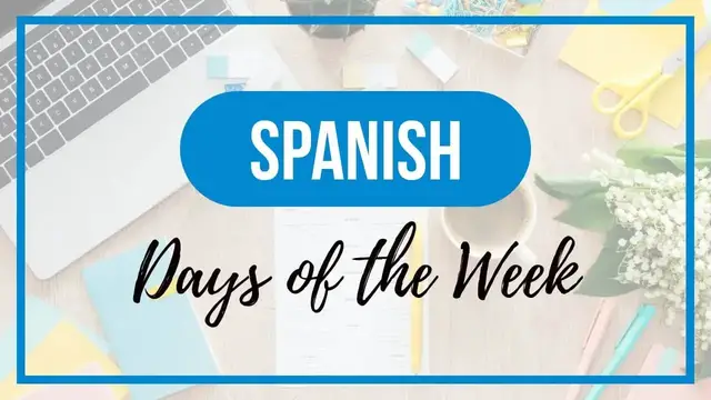 'Video thumbnail for Spell and Pronounce Days of the Week in Spanish'