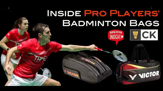 'Video thumbnail for Badminton racket bag of pro badminton players Greg Mairs & Jenny Moore of Badminton Insight'