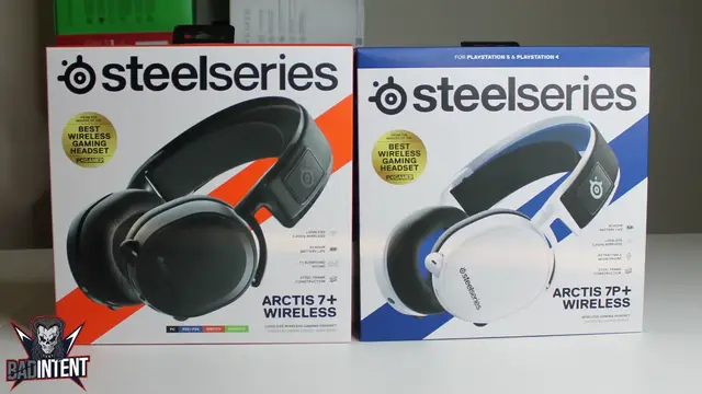 'Video thumbnail for SteelSeries Arctis 7+ vs Arctis 7P+'