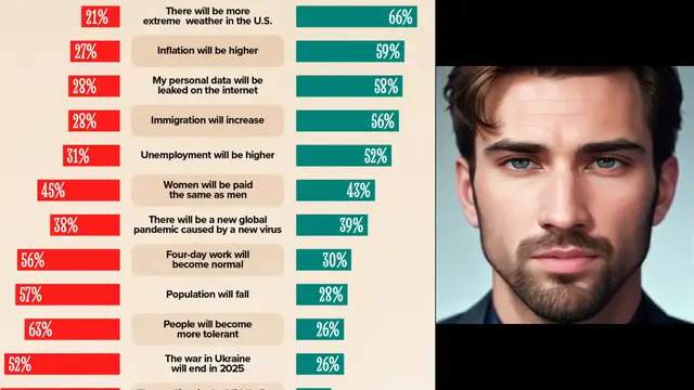 'Video thumbnail for What Americans Predict Will Happen (2025)'