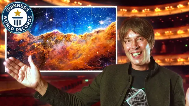 'Video thumbnail for Professor Brian Cox picks his favourite space records - @Guinness World Records'