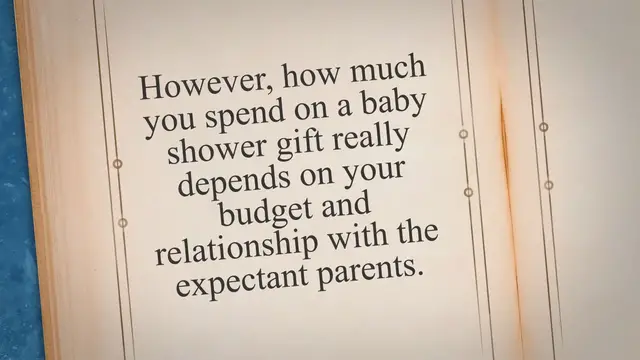 'Video thumbnail for How Much To Spend On Baby Shower Gift? (List Of Best Gifts)'