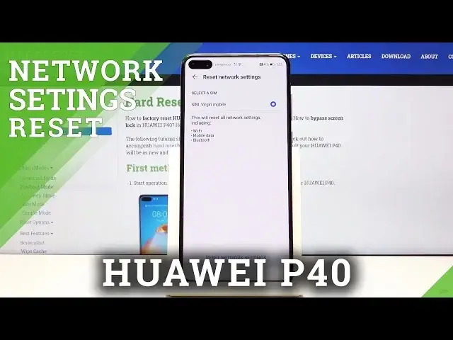 'Video thumbnail for How to Reset Network Settings on HUAWEI P40'