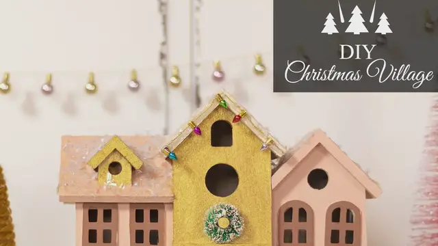'Video thumbnail for How To Make A Christmas Village'