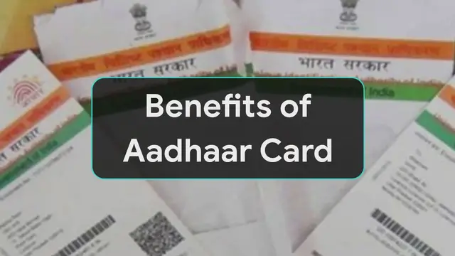 'Video thumbnail for Uses and Benefits of Aadhaar Card'
