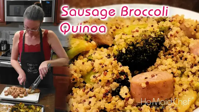 'Video thumbnail for Sausage Broccoli Quinoa | Dining In With Danielle'