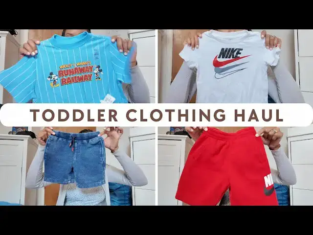 'Video thumbnail for Toddler Boy Clothing Haul for Spring & Summer: Target, Amazon, Walmart, Ross & Disney'
