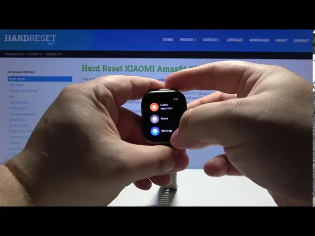 'Video thumbnail for How to Factory Reset Xiaomi Amazfit GTS - Remove All Data'
