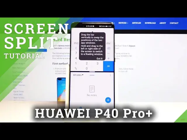 'Video thumbnail for How to Use Split Screen in HUAWEI P40 Pro+ – Double Screen'