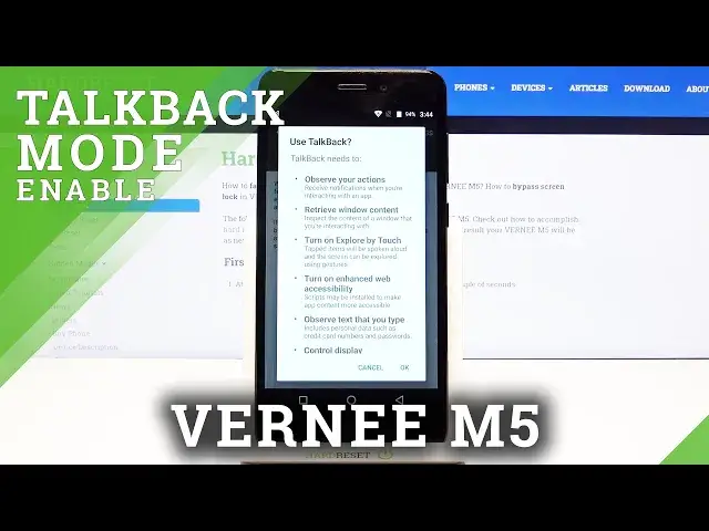 'Video thumbnail for How to Enable/Disable Talkback in VERNEE M5 – Voice Assistant Feature'