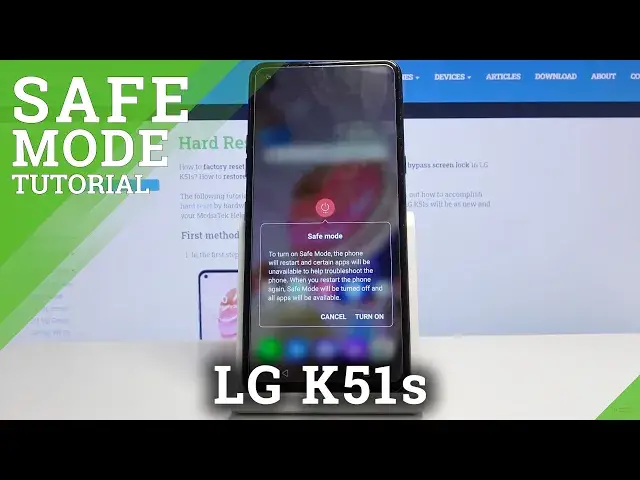 'Video thumbnail for How to Open Safe Mode in LG K51s - Enter and Exit Safe Mode'