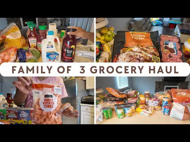 'Video thumbnail for Family of 3 Walmart Grocery Haul'