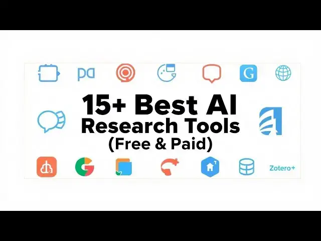 'Video thumbnail for 15+ Best AI Research Tools (Free & Paid) You Should Be Using in 2025'