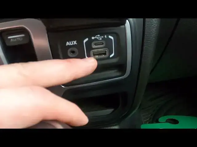 'Video thumbnail for How to Find AUX Jack in Jeep Wrangler IV ( 2018 – now )  - Connect Smartphone via AUX'