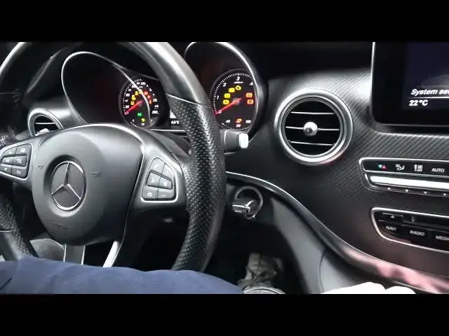 'Video thumbnail for How to Check Average Fuel Consumption in Mercedes V Class W447 (2014-now) - Control Fuel Consumption'