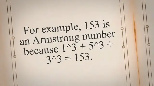 'Video thumbnail for Mastering Armstrong Numbers in C Programming: Identifying, Implementing, and Exploring their Significance and Real-World Applications'