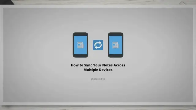 'Video thumbnail for How to Sync Your Notes Across Multiple Devices'