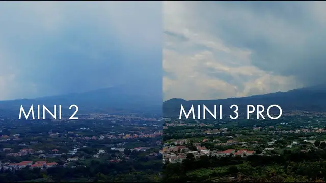 'Video thumbnail for DJI Mini 3 Pro Vs Mini 2 Footage Review / Video Quality Comparison'