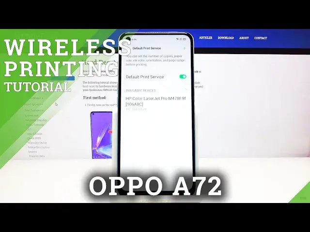 'Video thumbnail for How to Connect OPPO A72 with Printer - Find Connection Settings'