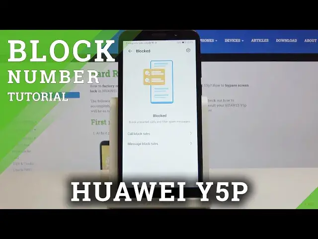'Video thumbnail for How to Block Calls & Texts in Huawei Y5P - Block Annoying Number'