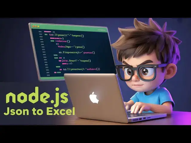 'Video thumbnail for Node.js Tutorial to Generate Excel File From JSON Data Using xlsx Module in Terminal'