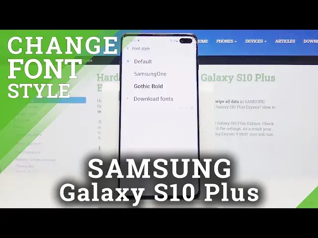 'Video thumbnail for How to Personalize Font Style in Samsung Galaxy S10 Plus?'